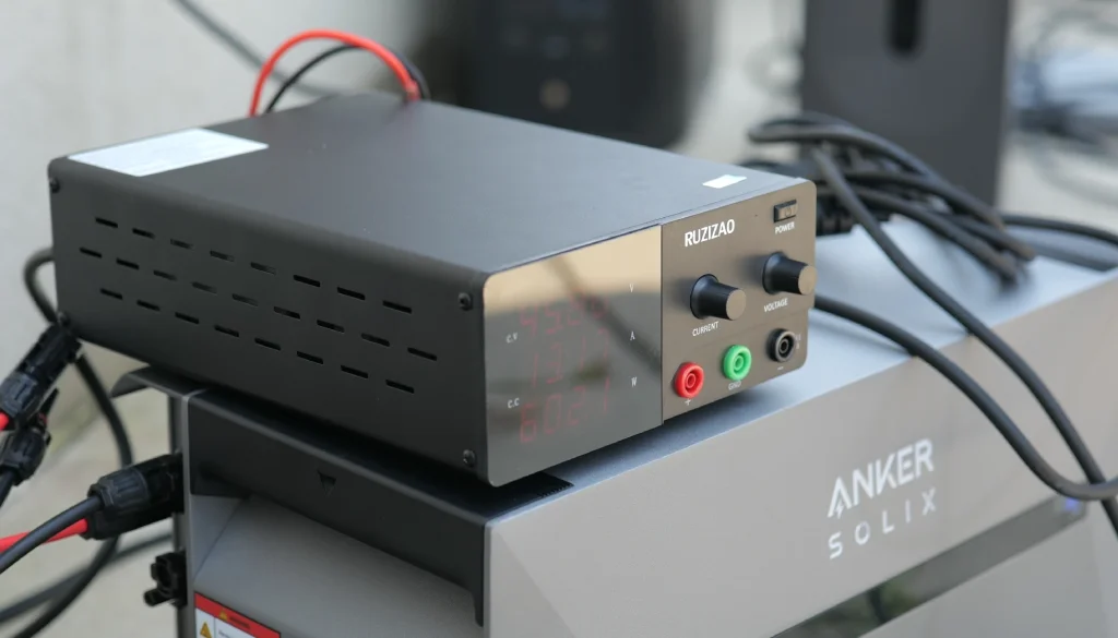 Anker Solix Solarbank 2 E1600 Pro: Test am Labornetzteil mit 60 Volt 20 Ampere