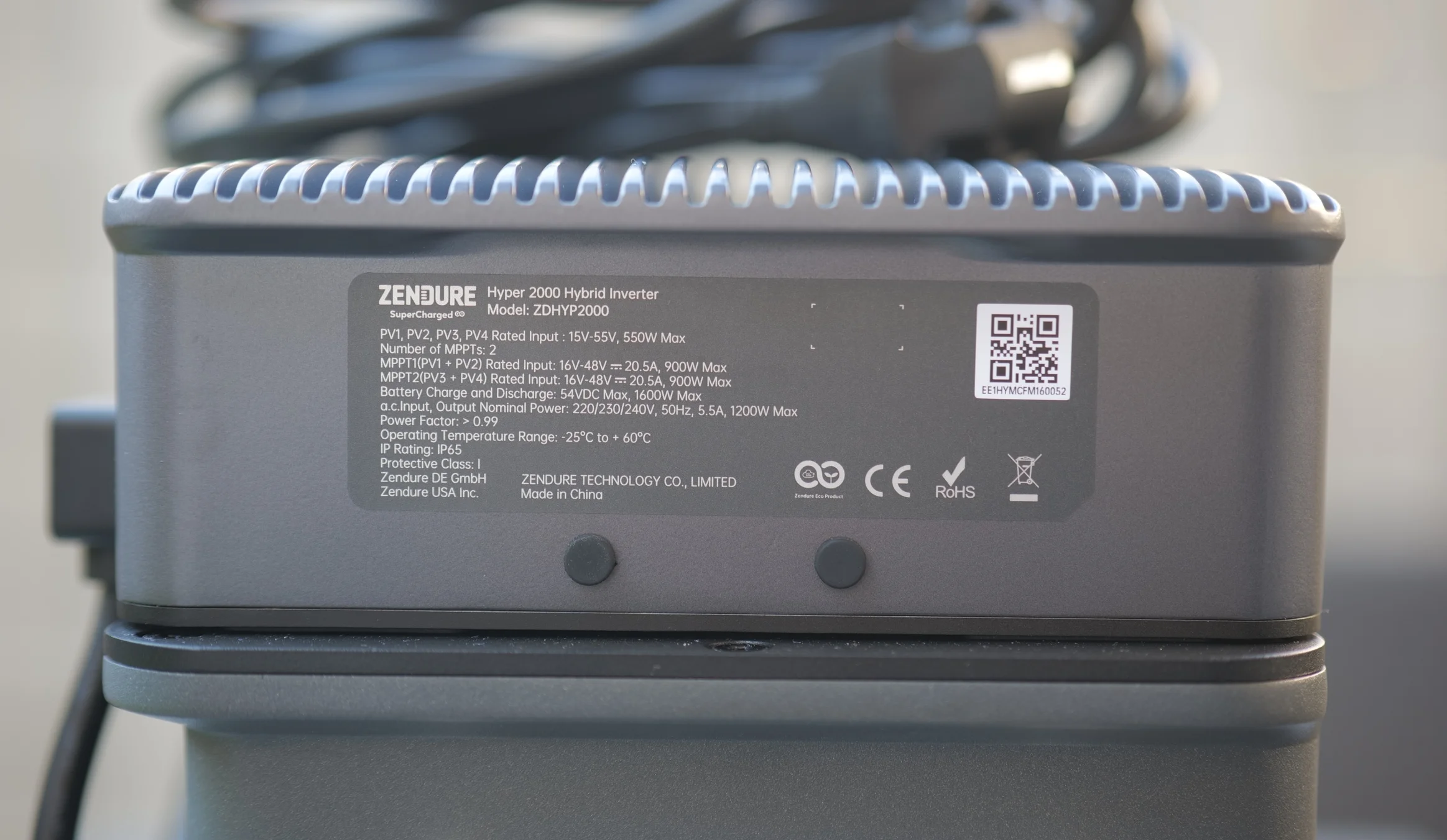 Zendure Hyper 2000: Technische Daten